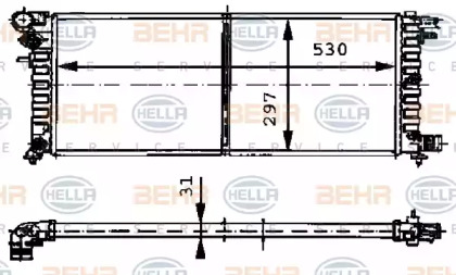 Теплообменник HELLA 8MK 376 715-434