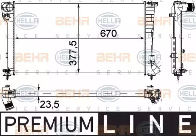 Теплообменник HELLA 8MK 376 715-521