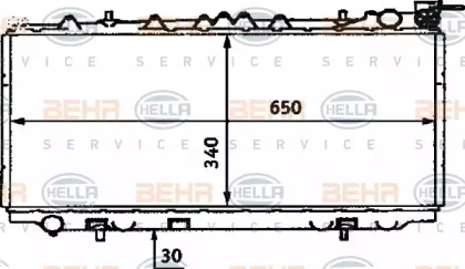 Теплообменник HELLA 8MK 376 715-571