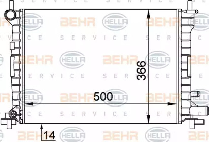 Теплообменник HELLA 8MK 376 715-621