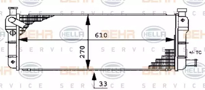 Теплообменник HELLA 8MK 376 716-131