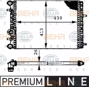 Теплообменник HELLA 8MK 376 716-231