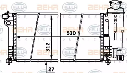 Теплообменник HELLA 8MK 376 716-451