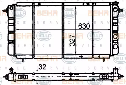 Теплообменник HELLA 8MK 376 716-491