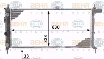 Теплообменник HELLA 8MK 376 716-701