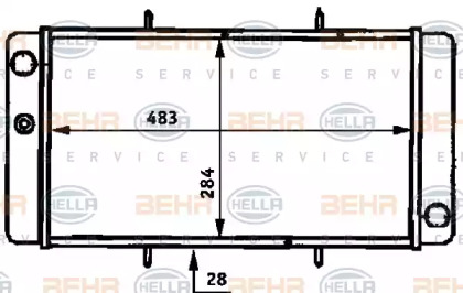 Теплообменник HELLA 8MK 376 717-161