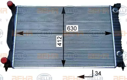 Теплообменник HELLA 8MK 376 717-234