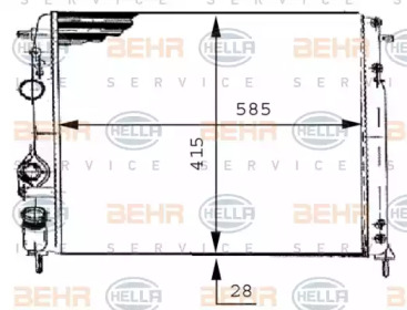 Теплообменник HELLA 8MK 376 717-441