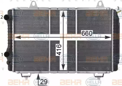 Теплообменник HELLA 8MK 376 717-521