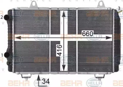 Теплообменник HELLA 8MK 376 717-524