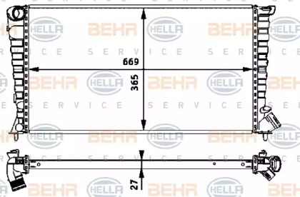 Теплообменник HELLA 8MK 376 717-601