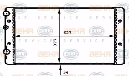 Теплообменник HELLA 8MK 376 717-721