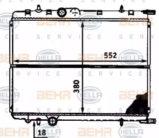 Теплообменник HELLA 8MK 376 718-141