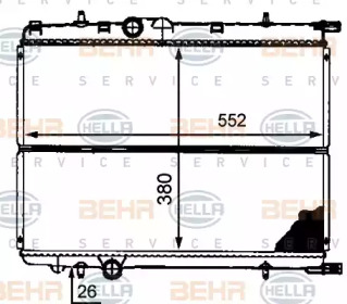 Теплообменник HELLA 8MK 376 718-151