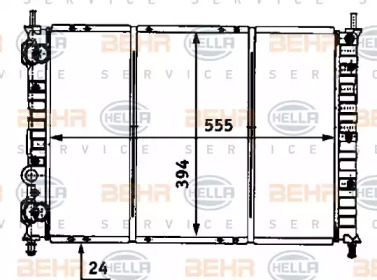 Теплообменник HELLA 8MK 376 718-211