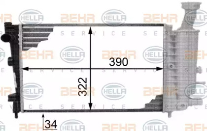 Теплообменник HELLA 8MK 376 718-301