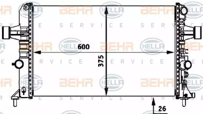 Теплообменник HELLA 8MK 376 718-334