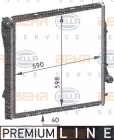 Теплообменник HELLA 8MK 376 718-751