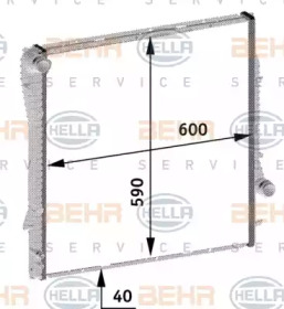 Теплообменник HELLA 8MK 376 719-041