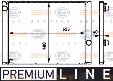 Теплообменник HELLA 8MK 376 719-151