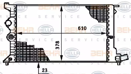 Теплообменник HELLA 8MK 376 719-451