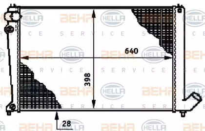 Теплообменник HELLA 8MK 376 719-481