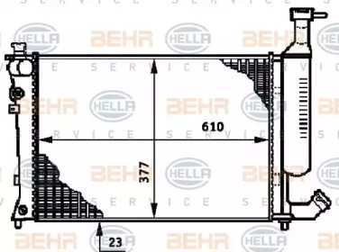 Теплообменник HELLA 8MK 376 719-511