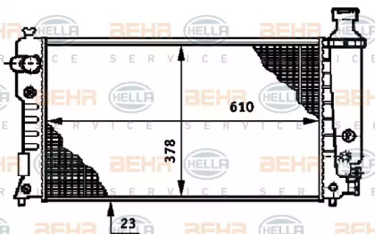 Теплообменник HELLA 8MK 376 719-601