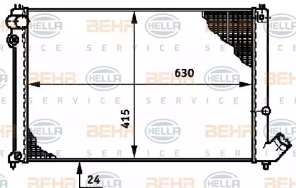 Теплообменник HELLA 8MK 376 719-631