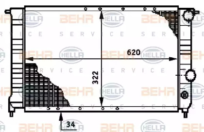 Теплообменник HELLA 8MK 376 719-641