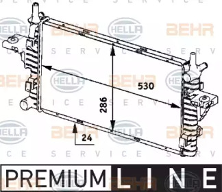 Теплообменник HELLA 8MK 376 719-751