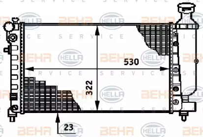 Теплообменник HELLA 8MK 376 719-791