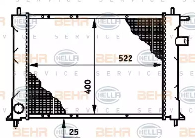 Теплообменник HELLA 8MK 376 720-141