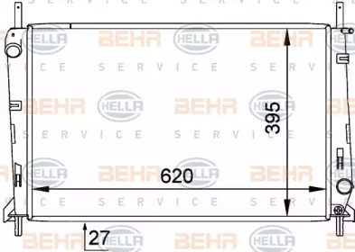 Теплообменник HELLA 8MK 376 720-311