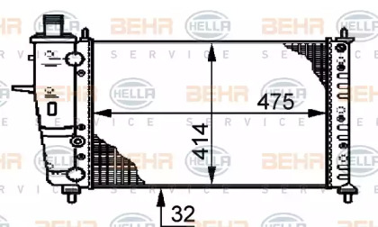 Теплообменник HELLA 8MK 376 720-331