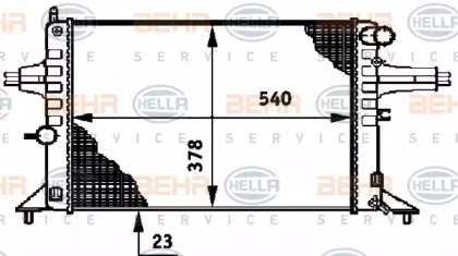 Теплообменник HELLA 8MK 376 720-421