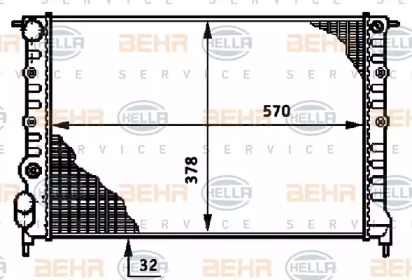 Теплообменник HELLA 8MK 376 720-441