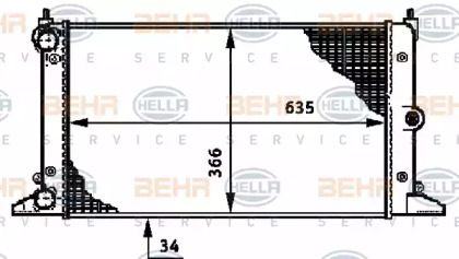 Теплообменник HELLA 8MK 376 720-511