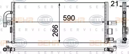 Теплообменник HELLA 8MK 376 721-081