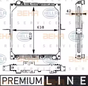 Теплообменник HELLA 8MK 376 721-151