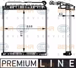 Теплообменник HELLA 8MK 376 721-261