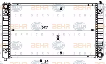 Теплообменник HELLA 8MK 376 721-301