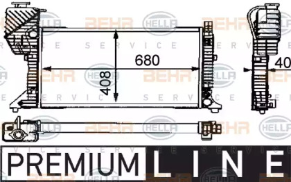 Теплообменник HELLA 8MK 376 721-431