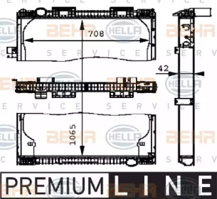 Теплообменник HELLA 8MK 376 721-461