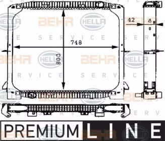 Теплообменник HELLA 8MK 376 721-571