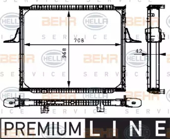 Теплообменник HELLA 8MK 376 721-671