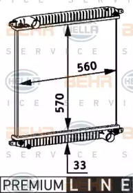 Теплообменник HELLA 8MK 376 721-721