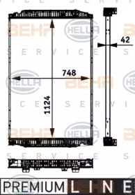 Теплообменник HELLA 8MK 376 721-741