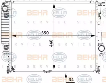 Теплообменник HELLA 8MK 376 722-531