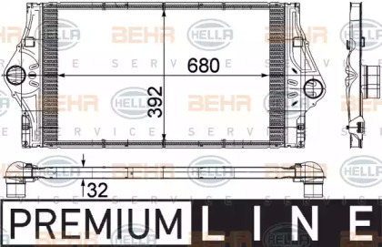 Теплообменник HELLA 8ML 376 723-221